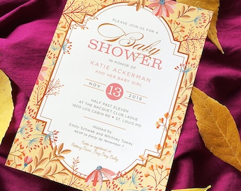 In Full Bloom Baby Shower Invitation