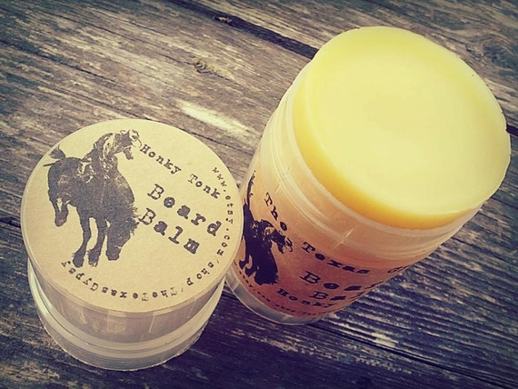 Honky Tonk Beard Balm (Teakwood Mahogany and leather)