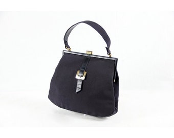 1950s Vintage blue purse