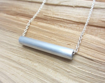 Minimalist Necklace Contemporary Jewelry Aluminum Necklace