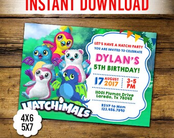 Hatchimal invitation | Etsy