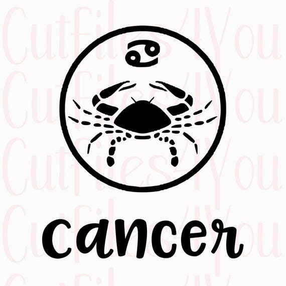 Cancer SVG Zodiac Signs Astrology svg Horoscope designs