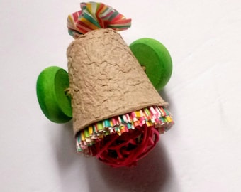 Flower Power, Rabbit Toy, Guinea Pig, Chinchilla, Bunny Play Things, Rabbit Enrichment, House Rabbit, Small Pet, Exotic Animal, House Bunny