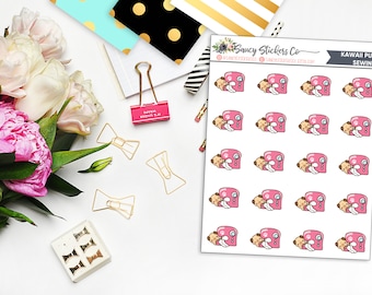 Kawaii Pug Sewing Planner Stickers | for use with Erin Condren Lifeplanner™, Happy Planner