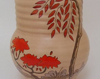 Clarice Cliff Mowcop Vase - Art Deco - 1930's