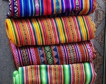 Ethnic fabric peruvian fabric 4 yards bundle