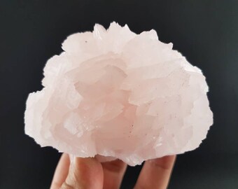 Pink Mangano Calcite from Bulgaria Zlatograd Marzyan mine Natural Mineral Specimen Cluster Pink Mangano Calcite,Pink Calcite