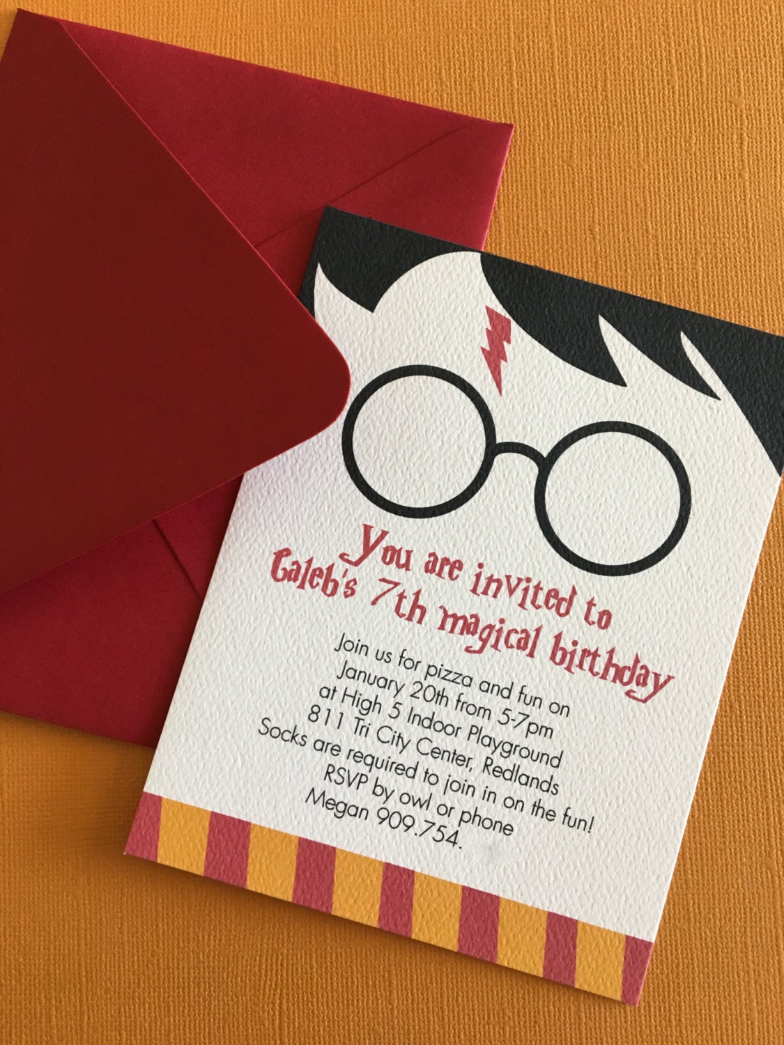 Harry Potter Themed Party Invitations Potter Harry Birthday Party