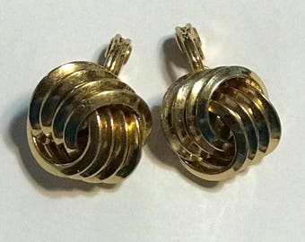 Earring Monet Love Knots Clip