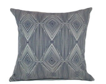 Blue pillow covers, Blue throw pillows, Decorative pillow, Cushion cover, Accent pillow, Lumbar pillow, Sham, 11 sizes available