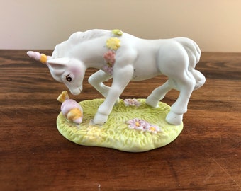 Vintage 1982 Wallace Berrie & Co. Figurines - Fantasy Series Unicorn #4956