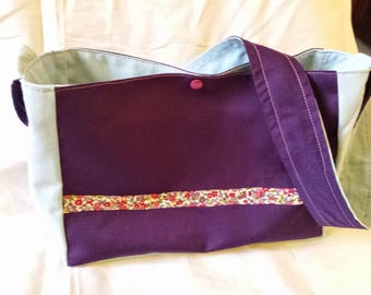 Double door Crossbody shoulder bag