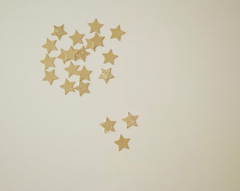 50 Star Confetti Gold&GlitterGold
