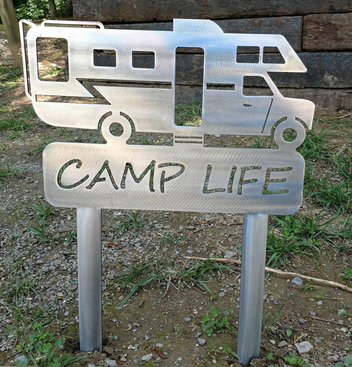 Personalized Camp Signs Metal Art Decor for the campground