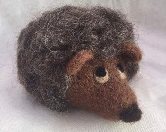 Needle felting Hedgehog Tutorial PDF download