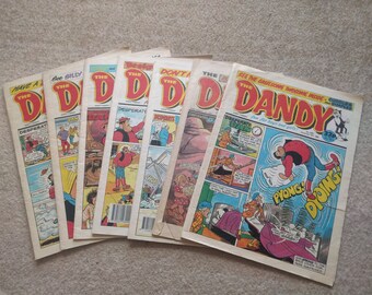 Vintage Dandy comic from the 1980's