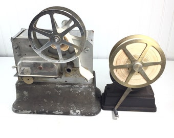 Gamewell Punch Register, Fire Department Alarm Ticker, Fireman, Firehouse Ticker Tape Alarm Machine