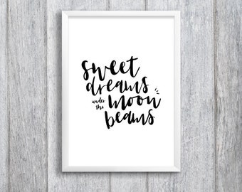 Sweet dreams under the moonbeams