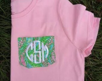 lilly pulitzer monogram shirt