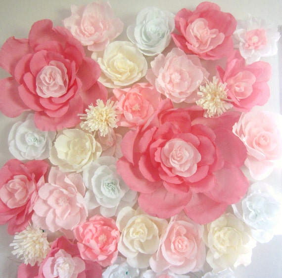 items similar to giant paper flower wall display 4ft x 4ft paper flower shop
