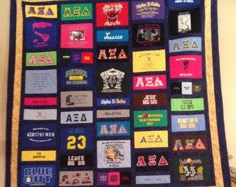 Custom T-Shirt Quilt - Made to order - Deposit Only