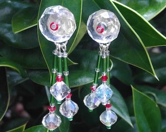 Icy Holiday Earrings-free shipping