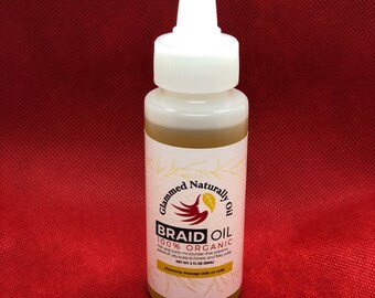 GlammedNaturallyOil 2oz Braid Oil