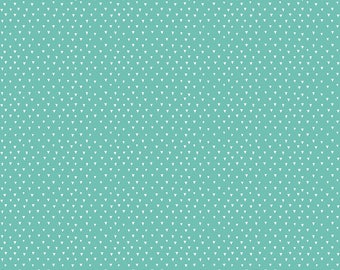 Heart and Soul - C6704-Aqua Heart Triangle Aqua by Deena Rutter for Riley Blake Designs