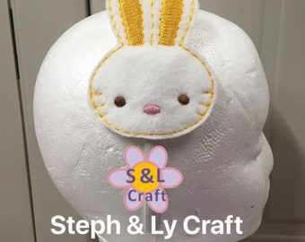 Embroidered Easter Bunny Headband