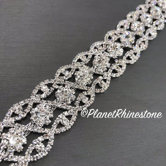 Silver Crystal Trim #0102