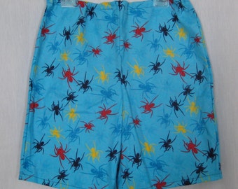 Blue Spiders PJ shorts