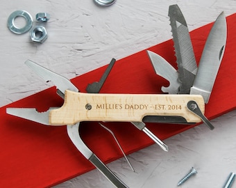 Pliers Multi Tool Kit, Personalised Tool Kit, Bespoke Tool Kit for Dad, Personallized Father's Day Gift, Personalized Tool Kit, Travel Tools