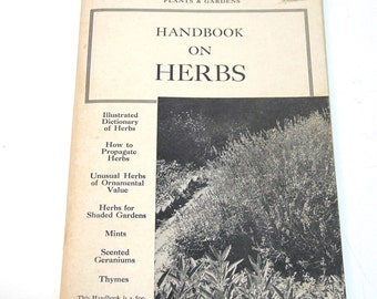 Handbook On Herbs, Brooklyn Botanic Garden