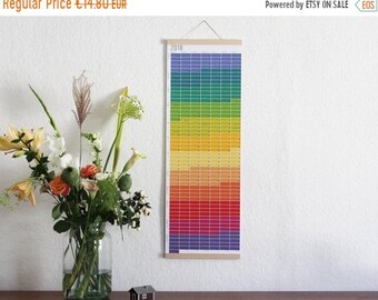 Wandkalender 2018 Jahresplaner Kalender 2018 deutsch/englisch Wand Dekoration Design Kalender 2018 Limitierte Auflage