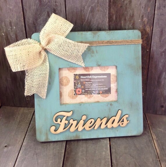 Friends Distressed Picture Frame 4x6