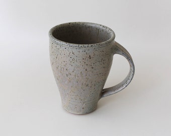 ceramic mug, coffee mug, handmade ceramic mug, blue ceramic mug, rustic mug