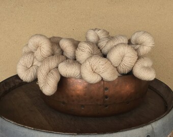 100% Baby Alpaca Yarn, Sport Weight, 180 Yards/Skein, Beige LATTE