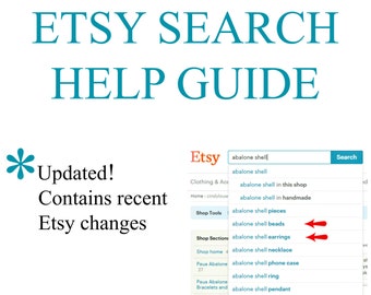 Etsy SEO; Easy Etsy Search Help, How to Sell & Be Most Relevant, Title and Tag Guide, Etsy Seller Tutorial, Relevancy Optimization