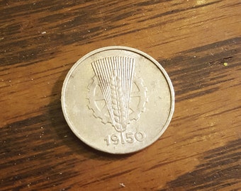 1950e East Germany pfennig