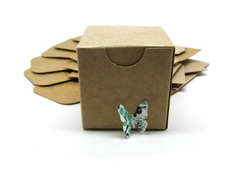 Kraft Boxes - Favor Boxes - Small Favor Boxes - Set of 10