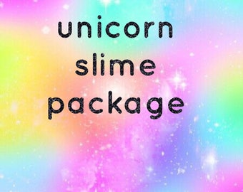 unicorn slime package