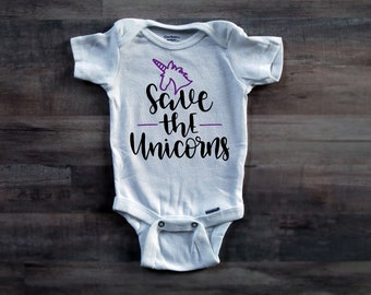 Save The Unicorns Onesie