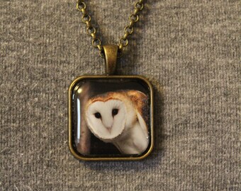 Barn Owl "A.J." Pendant Necklace