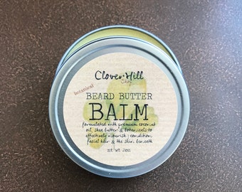 Fireside Beard Balm, Beard Butter, Conditioner, Softener, Dry Skin Treatment, Rustic Scent Of A Cozy Fire, Men's Facial Care & Grooming, 2oz