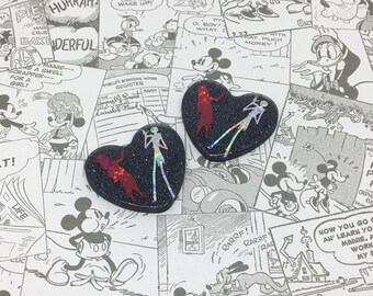 Resin Heart -- Iconic Couple/Movie Theme
