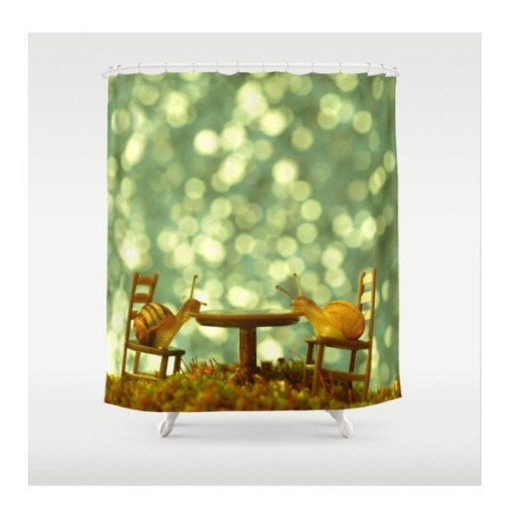 Snails Shower Curtain Searching The Stars Kids Decor Sweet