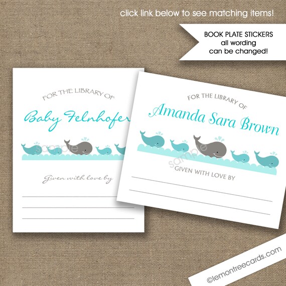 baby bookplates