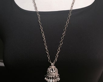Kuchi pompons collier-Kuchi vieux bijoux collier nomade-moyen-orientale-Bohème hippie bijoux gitane Nomad bijoux Kuchi pendentif