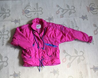 London Fog 1990s Pink Ski Coat