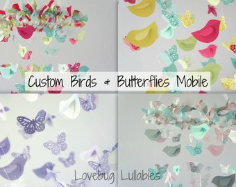 DESIGN Your Own BUTTERFLIES & BIRDS Mobile